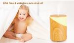 160ml Portable Wood Grain Oil Diffuser For Hotel