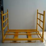 Wire Security Metal Storage Cage Rubber Castors Material ISO9001 Certificate