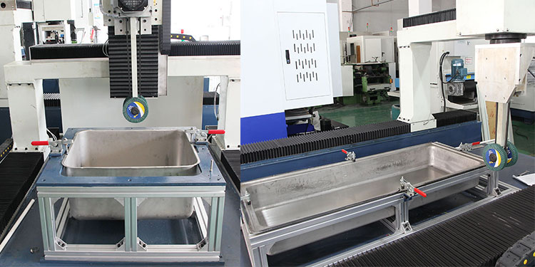 Stainless Steel Sink Polishing Machine 4.5KW 380V-50HZ 2500r/Min