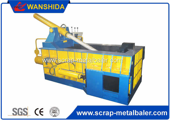 High Capacity Hydraulic Scrap Metal Baler With Mitsubishi PLC Automatic Control