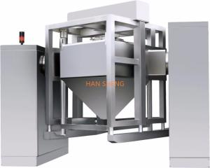 Quality HZD-800 pharmaceutcal dried powder post bin blender for exchangeable IBC wholesale