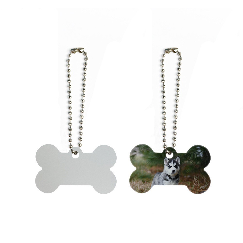 Cute Cartoon Pendant Creative Dog Tag Sublimation Blanks Custom Sublimation Blank