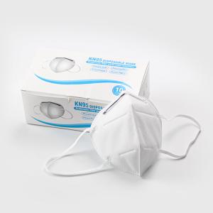 Quality Medical Polymer N95 Respirator Mask 4 Layers 96% High Filtering Efficiency wholesale