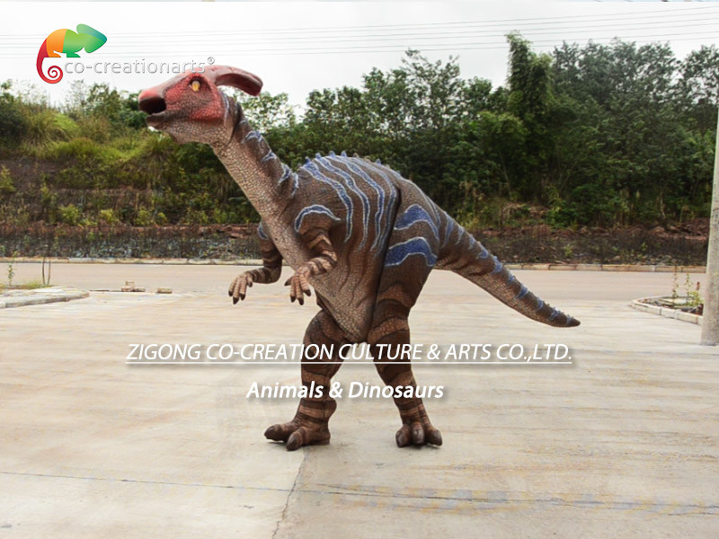 Walking Dino Parasaurolophus Dinosaur Costume For Halloween