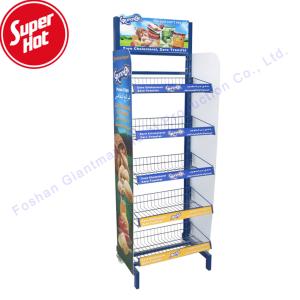 Quality Store Potato Chips Floor Stand Supermarket Shelving wholesale