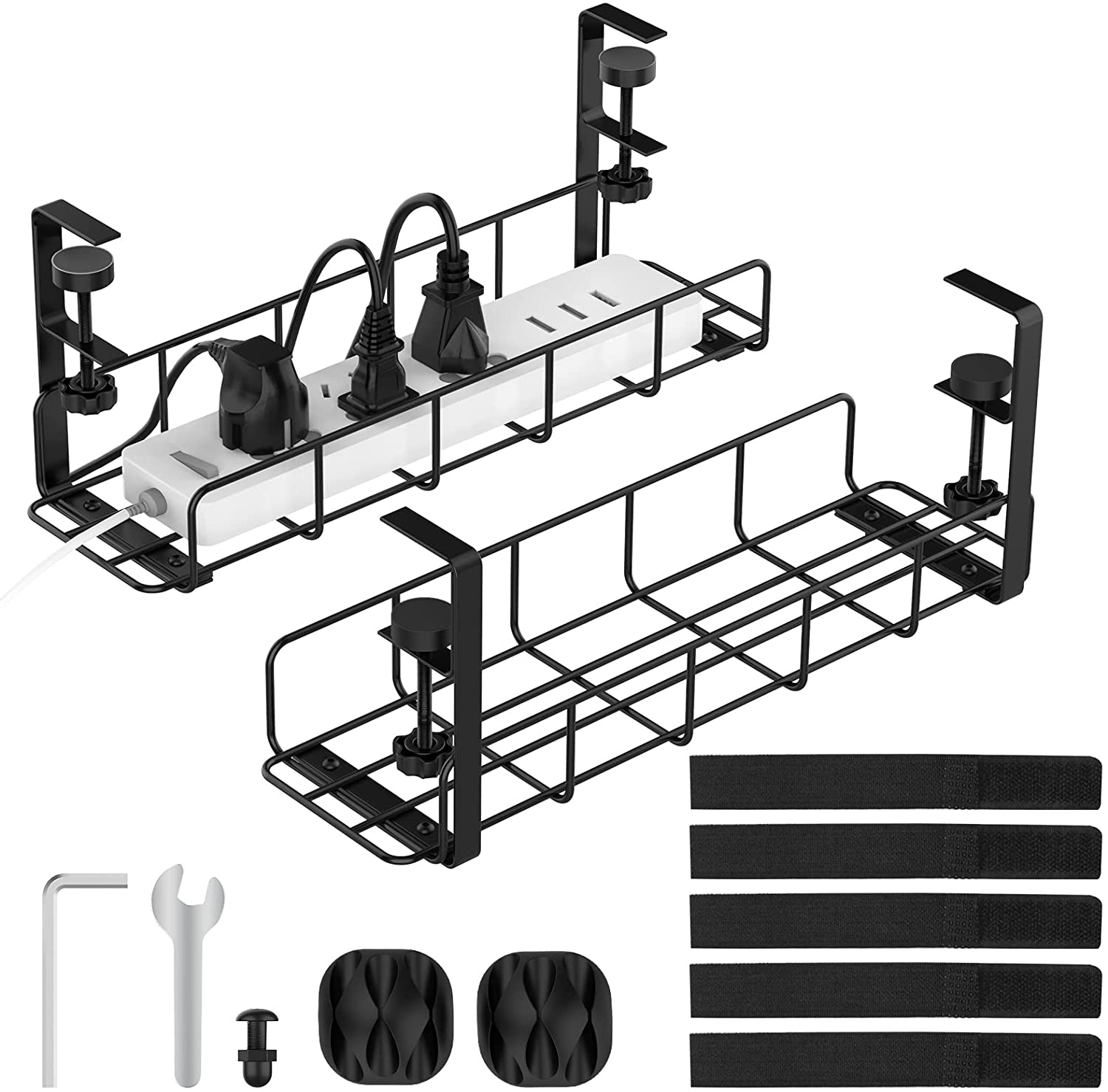 Flexible Desk Cable Organizer Streamline Your Workspace with Under Table Management