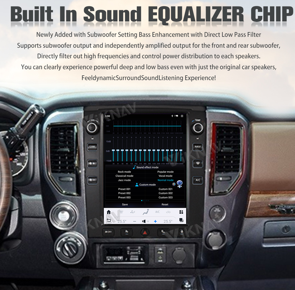12.1Inch Touch Screen Head Unit For 2016--2019 Nissan Titan GPS Navigation Multimedia Player Android Wireless Carplay