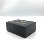 Black 2mm Cardboard Jewelry Gift Box PMS Luxury Ring Rigid Small Paper Cosmetic