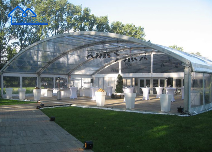 Customized Large Heavy Duty Outdoor Aluminum Alloy Event Arcum Tents For Exhibition Events