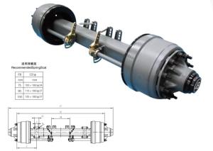 Quality 14T American trailer Axle wholesale