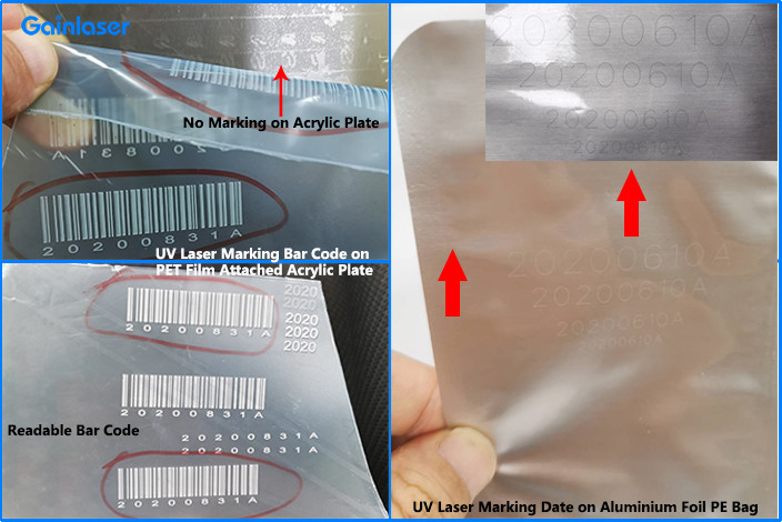 Water Cooled CE 4000mm/S UV Laser Marking Machine