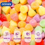 Sour Fruity Flavors Delicious Gummies Colorful Candy 0 Fat Vitamin C Gummy Candy