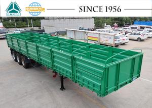 Quality 30 Tonne Triaxle Trailers 30 Ton Tri-Axle Trailer Cargo Fence Semi Trailer wholesale