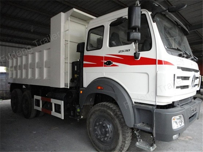 10 Wheel Mining Tractor Trailer Dump Truck , 60 Tons Tractor Head Trucks