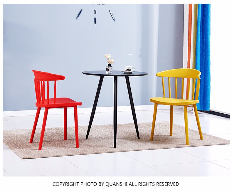 Windsor Home Furniture Square Plastic Dining Chairs