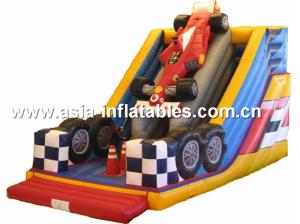 Quality Customized Inflatable F1 Car Slide For Children Party Entertainment wholesale