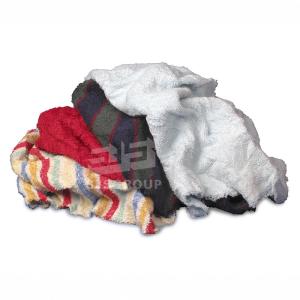 Quality 0-400kg package Super Absorption Industrial used Cutting second htowel rags 10kg 25kg color terry rags wholesale