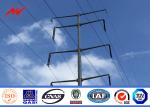 69 KV Transmission Line Steel Power Pole Gr50 4mm Thickness 355 Mpa Yield