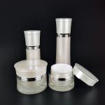 50ml White Acrylic Pump Plastic Lotion Bottles Facial Lotion Skincare Cosmetic