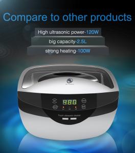Quality Fully Sterilizing 40kHz 2500ML Ultrasonic Watch Cleaner wholesale
