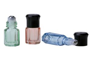 Quality 3ml Custom Color Empty Glass Colored Roller Bottle Small For Essential Oil wholesale