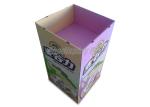 Eye Catching Candy Cardboard Dump Bins Square With Cross Dividers