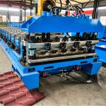 Long Lasting Tiles Roof Building 22 Steps Rollers Roof Tile Roll Forming Machine