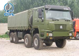 Quality SINOTRUK HOWO 8x8 All Wheel Cargo Truck 371HP heavy duty box truck EUROII/III LHD RHD wholesale