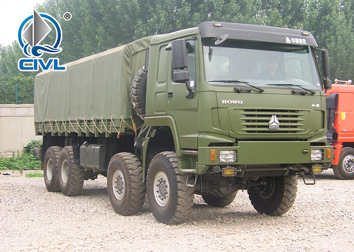 SINOTRUK HOWO 8x8 All Wheel Cargo Truck 371HP heavy duty box truck EUROII/III LHD RHD