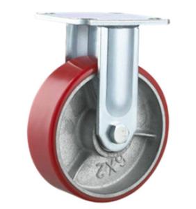 Quality trolley wheel heavy duty polyurethane casters 5 inch wholesale