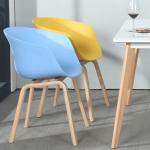 Flexibility Living Room Dining Chairs Seamless Modern Leisure PP Plastic