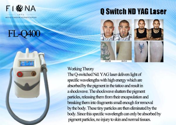 Picosecond Q Switched ND YAG Laser Tattoo Removal Machine 1064nm 532nm 755nm