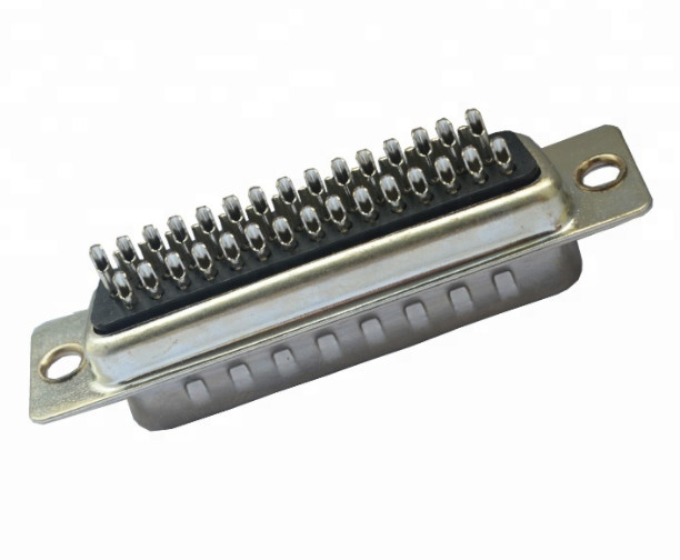 Black Gray 25 Pin D Sub Male Connector 3 Row DB15 DB25 DB9 Type