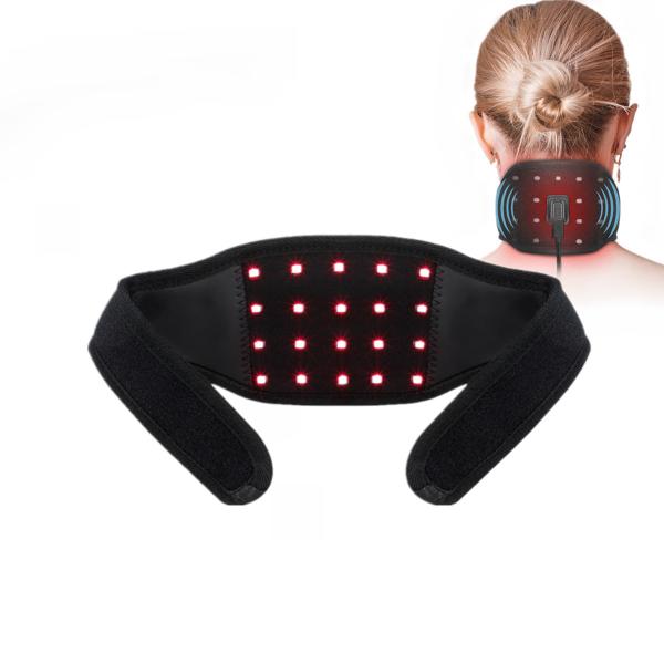 EMS Far Infrared Red Light Neck Therapy Wrap DC12V For Cervical Spain Pain