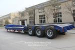 3 Axle 40ton 13.45m Wabco BPW Axles Air Suspension Flatbed Semi Trailer