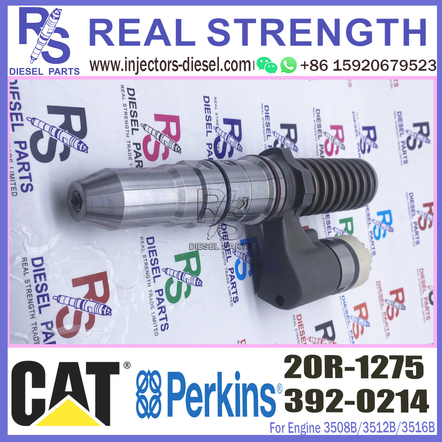 Diesel Engine Injector 392-6214 20R-1275 386-1766 For Cat 3508B/3512B/3516B Common Rail