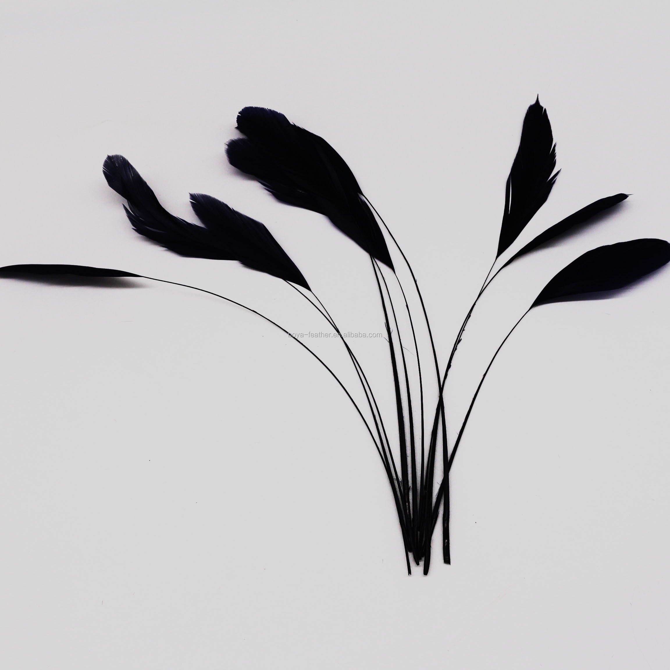 8-10 inch Chicken Feather Party Decoration Stripped Coque Create a Stunning Atmosphere