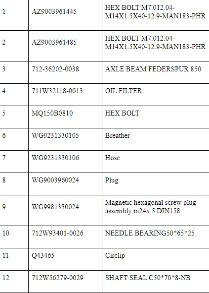 710W96501-0843 42*58*7 Sinotruk SITRAK C7H truck rear camshaft oil seal for DHL FEDEX TNT EMS UPS shipment