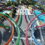Excited Outdoor Aqualoop Water Slide for Theme Water Park