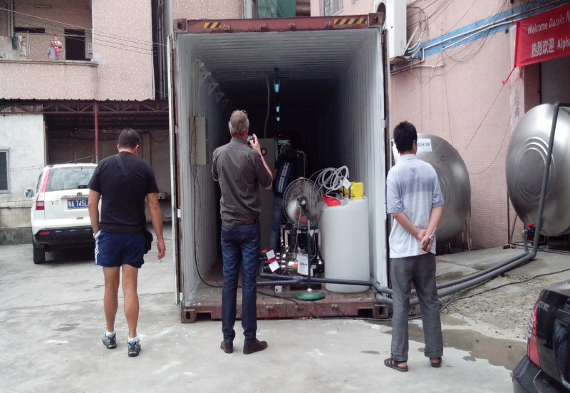 Trailer Mobile Containerized Sea Water Maker Seawater Desalination Machine for Drinking Irrigation Process Water