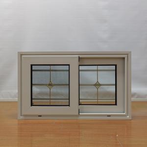 Quality Double Tempered Glass Aluminium Sliding Windows Bathroom Aluminum Sliding Storm Windows wholesale