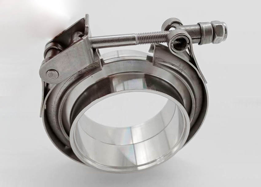 1.8mm Thick Narrow Exhaust Band Clamps For Muffler Pipes