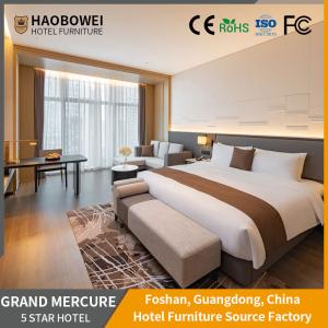 Quality Five Star Furniture Custom Hotel Ash Wood Frame Modern Luxury Style King Size Bedroom Set wholesale