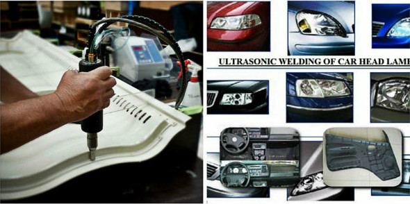 Ultrasonic Spot Welder Equipment , Small Welding Machine For Automotive Interior Parts