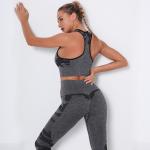 Camo back seamless bra shock-proof gather high-intensity sports underwear