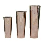 Custom Steel Garden Planter Cylinder Stainless Steel Large Flower Pots