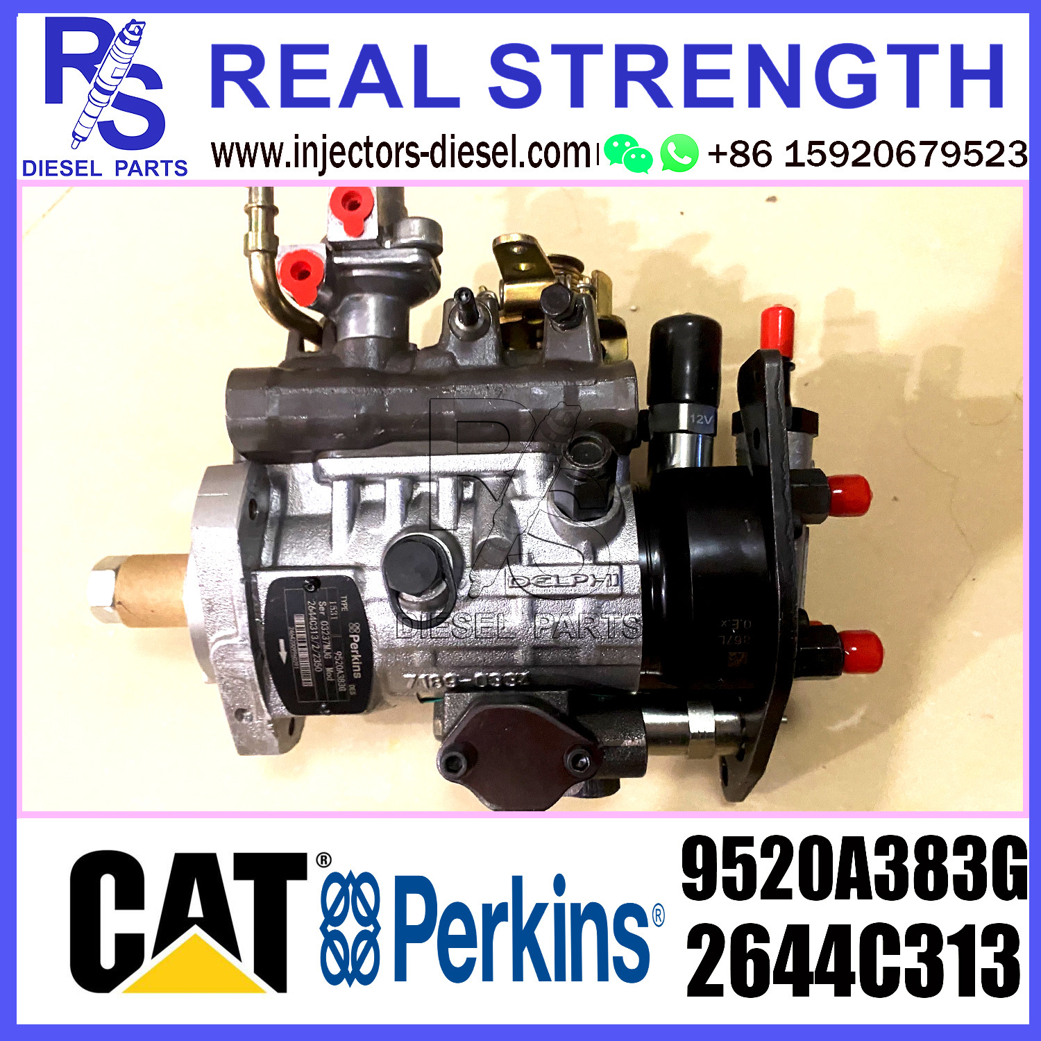 Perkins DP310 fuel injection pump 9520A380G 9520A383G for Pekrins 1104D-44T 2644C313