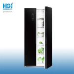 Smooth Touch Frost Free Digital Side By Side Refrigerator Black