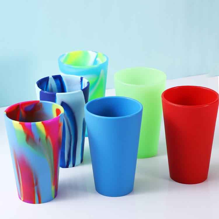 Reusable Shatterproof Stemless Wine Glasses 20 Ounce Silipint Bomber