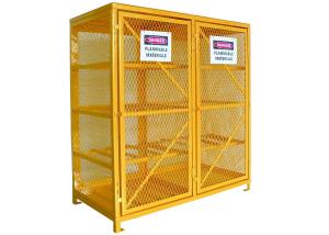 Quality Double Door 65 Inch 16 Cylinder Storage Cabinet Wire Cage Storage Lockers Horizontally wholesale